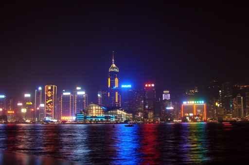 Hong Kong Nuit Wall Decal