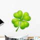 Lucky Four Leafed Clover Wall Decal