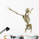 dj skelleton in dancing the dance Wall Decal