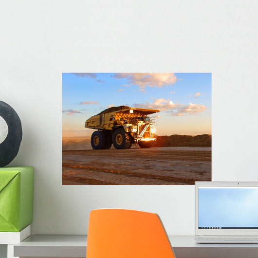 mining truck carting coal Wall Mural