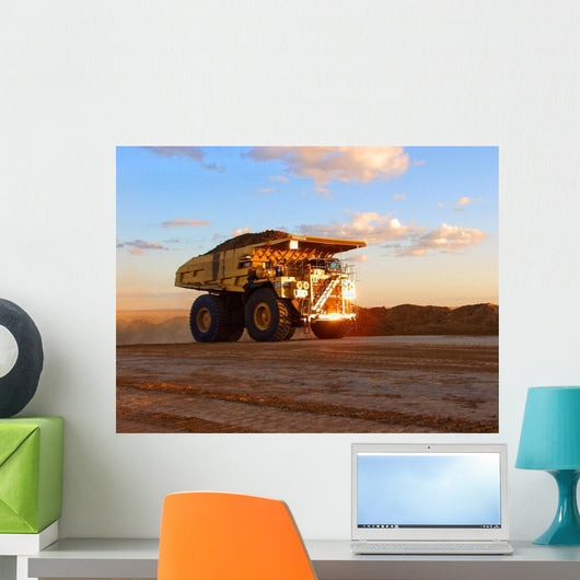 mining truck carting coal Wall Mural