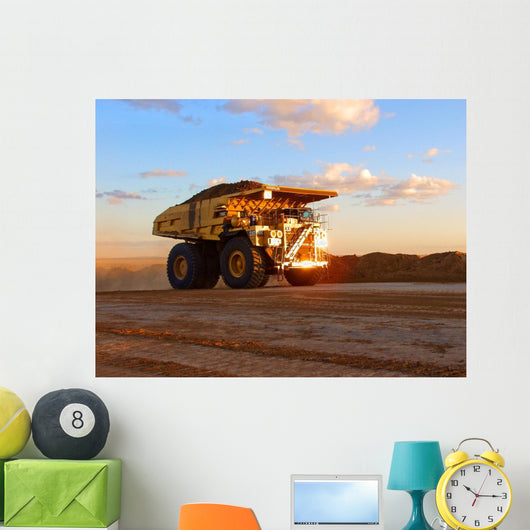 mining truck carting coal Wall Mural