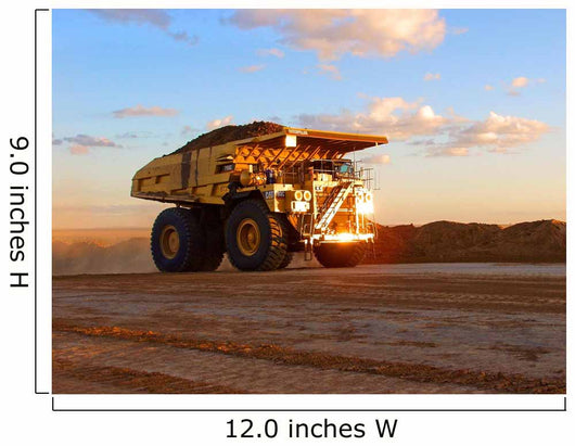mining truck carting coal Wall Mural