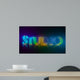 3D Typography Studio Wall Mural