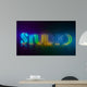 3D Typography Studio Wall Mural