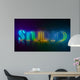 3D Typography Studio Wall Mural