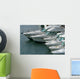 power boat lineup Wall Mural
