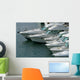 power boat lineup Wall Mural
