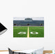 Fifty Yard Line with Bleachers Wall Mural