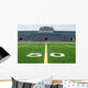 Fifty Yard Line with Bleachers Wall Mural