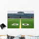 Fifty Yard Line with Bleachers Wall Mural