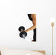 Dumbbell Curl Wall Decal