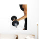 Dumbbell Curl Wall Decal