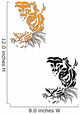 Two Tigers Wall Decal