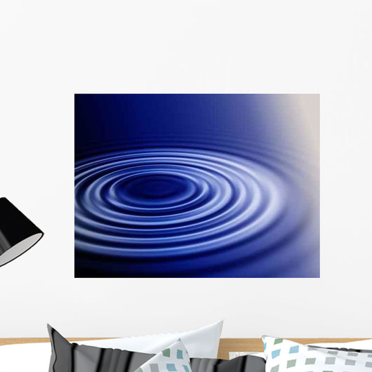Wellenkreise Wall Decal