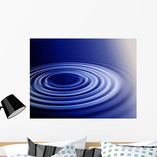 Wellenkreise Wall Decal