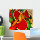 Paper Mache Fruit and Vegetable Wall Mural