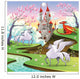 Pegasus Unicorn and Dragon in Mythological Landscape Wall Mural