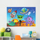 Various Alien and Space S Wall Mural