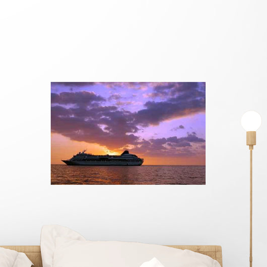 Cruising Sunset Wall Decal