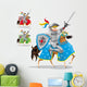 Knight and Horse Wall Decal Sticker Set