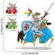 Knight and Horse Wall Decal Sticker Set