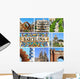 barcelona collage Wall Mural
