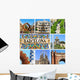 barcelona collage Wall Mural