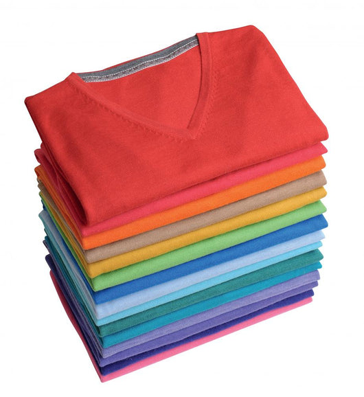 Pile Colorful T-shirts Freshly