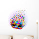 Maschera Arlecchino-Harlequin Mask-Vector Wall Mural