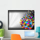 Harlequin Mask Harlequin Mask Background-Background-2-Vector Wall Mural