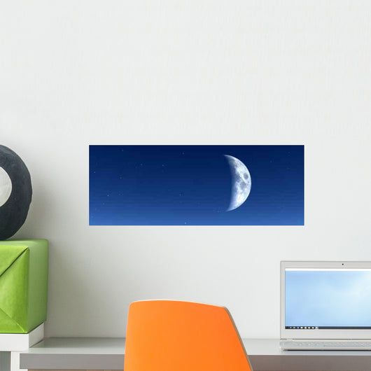 Moon Blue Sky Wall Decal