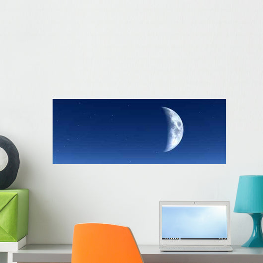 Moon Blue Sky Wall Decal