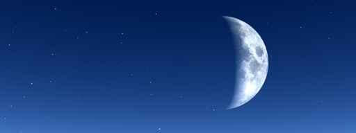 Moon Blue Sky Wall Decal