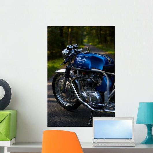 Vintage Motorbike Wall Mural