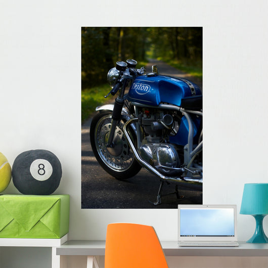 Vintage Motorbike Wall Mural