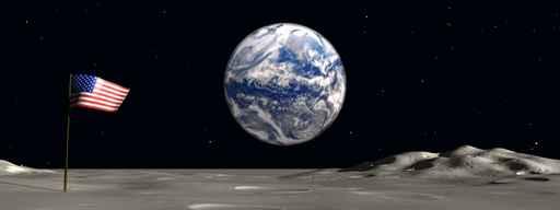 Space Flag 8 Wall Decal Design 2