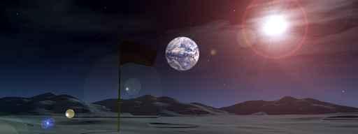 Space Flag 8 Wall Decal Design 1