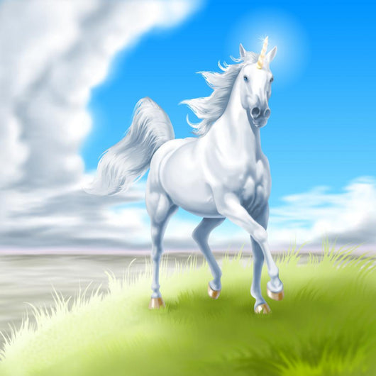 Unicorno Bianco Wall Mural