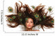 Crazy Peacock Hair Wall Mural
