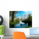 spring landscape by the river Wall Mural