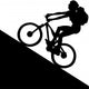 Mountain biker Wall Decal