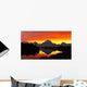 Smokey Sunset Oxbow Bend Wall Decal