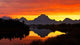 Smokey Sunset Oxbow Bend Wall Decal