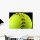 Yellow Softball Wall Mural