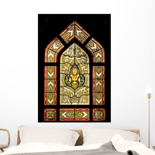Stained Glass Window Angel