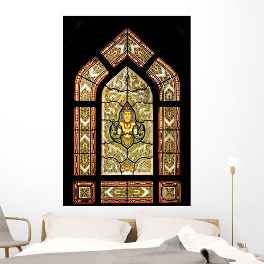 Stained Glass Window Angel