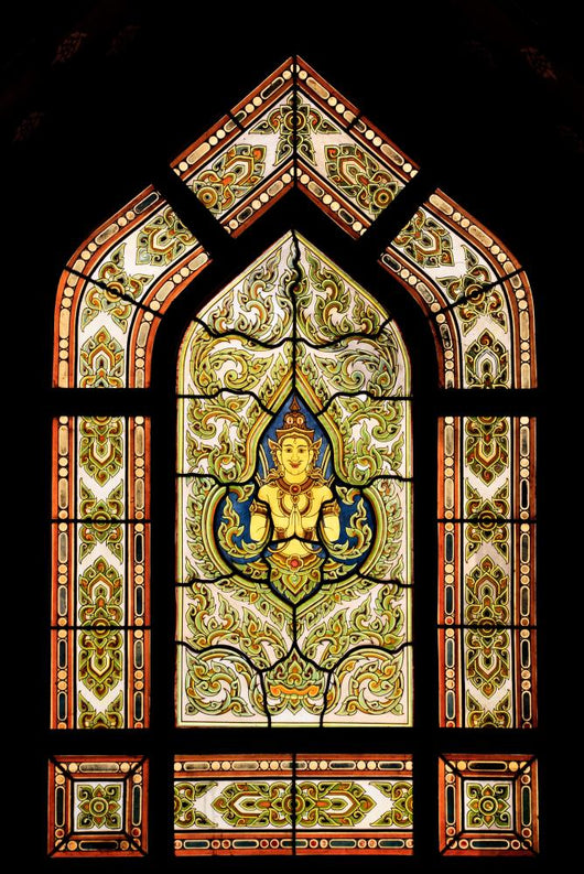 Stained Glass Window Angel