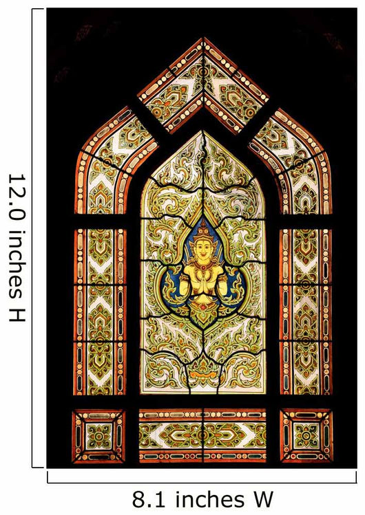 Stained Glass Window Angel
