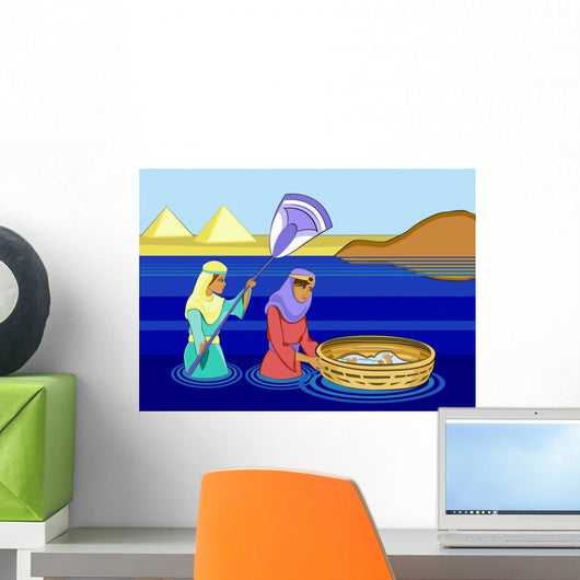 Baby Moses Wall Mural